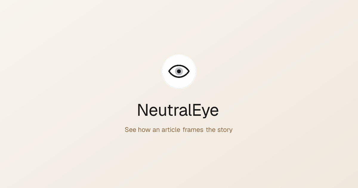 I built a free Chrome extension that analyzes how news articles frame stories. Here is what I learne logo